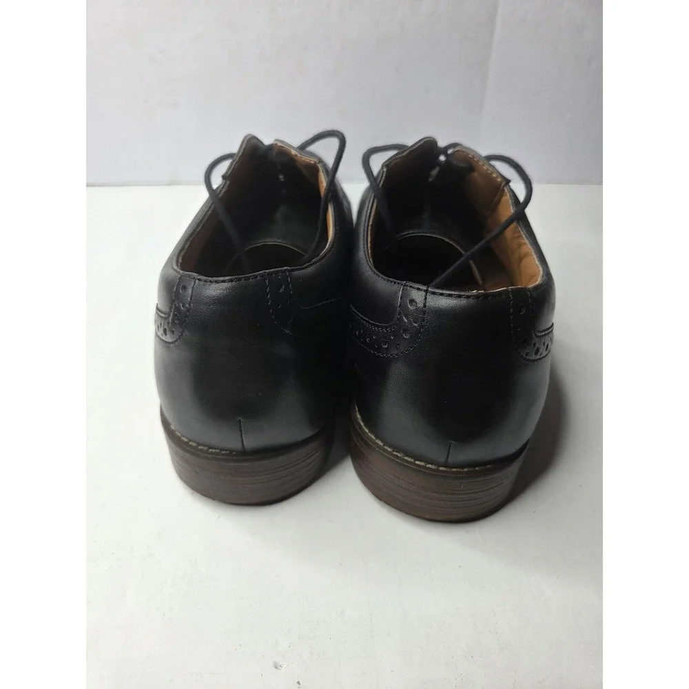 Dockers Mens Black Wingtip Brogue Oxford Dress‎ Shoes 13M 90-36584